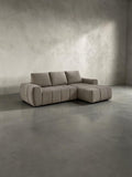 Velvet Block Chaise